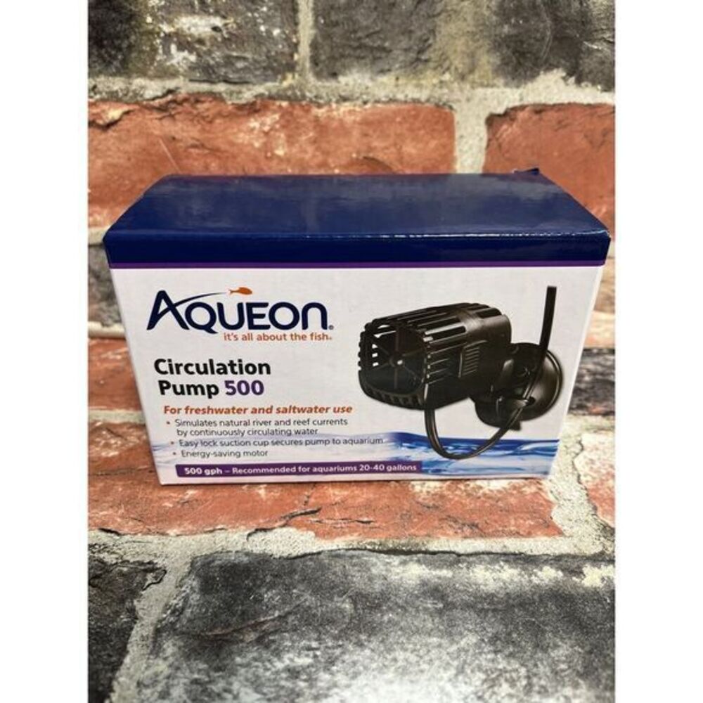 Aqueon Circulation Pump 500 for‎ 20-40 gallon Fish Tanks NIB